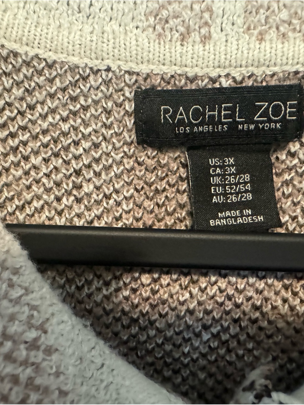 Cream Plaid Utility Shacket with Mauve and Black Checks - Picture 7 of 12